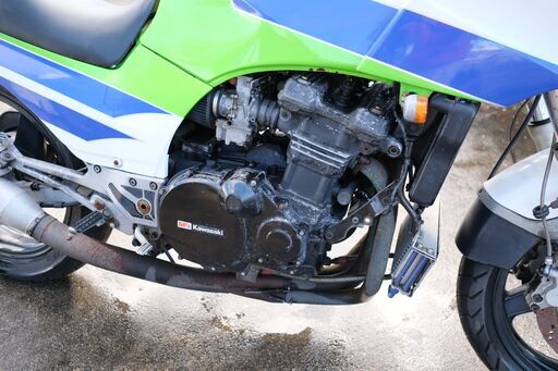 GPZ900R 平成2年 A7 逆輸入車 フルパワー ninja 忍者 カワサキ ニンジャ パーツ多数 レストアベース