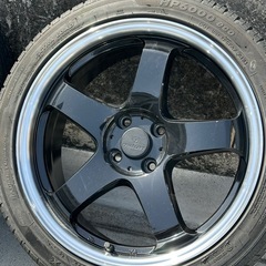 17インチ　美品アルミ　タイヤ付き　コンパクトカーなどにの画像