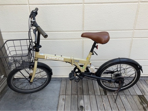 イオンバイクホッパー折りたたみ自転車 (ビスケット) 東あずまの
