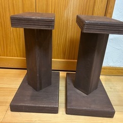 🍀【即決優先】長岡鉄男設計 自作スピーカースタンド ペア｜音質重視の方へ。一点ものの画像