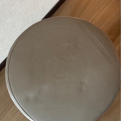 折りたたみ いす チェア ベージュ グレー の画像