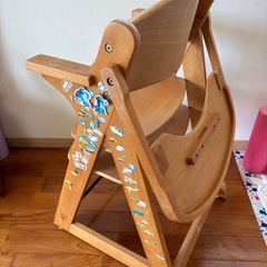 カトージ 木製ハイチェアの画像