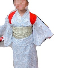 浴衣ワンピ120cm　4点セットの画像