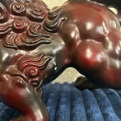 置物　獅子　狛犬　シーサー　鋳物かな？と思いますの画像