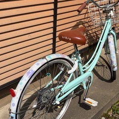 ジュニア　女の子用　自転車の画像