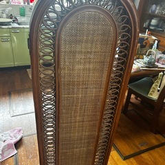 ラタン　藤　パーテーションの画像