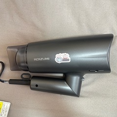KOIZUMI マイナスイオンヘアドライヤー 1200W 大風量 美品 箱ありの画像