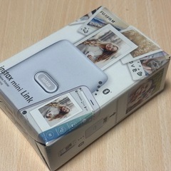 FUJI FILM INSTAX MINI LINK ASH WHITEの画像