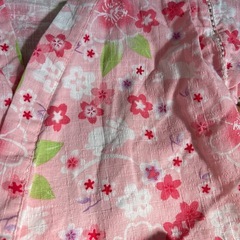 ウサギ柄の甚平110の画像