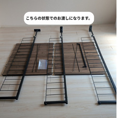 ニトリ 突っ張り壁面収納 Nポルダ 解体済み・引き取り限定の画像