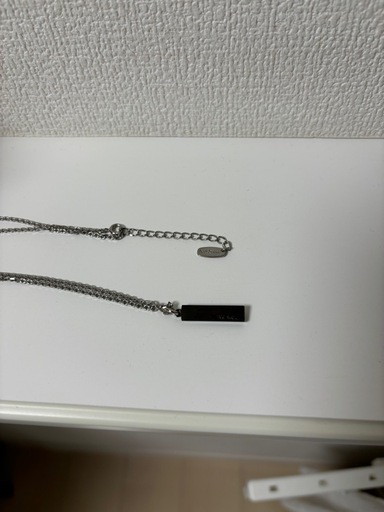 Paul Smith  TWIST  DESIGN  NECKLACE  シルバー×ブラック
