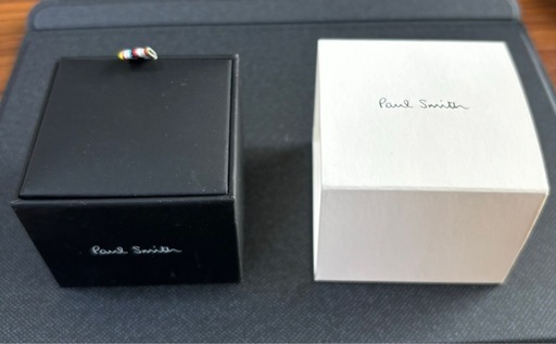 Paul Smith  TWIST  DESIGN  NECKLACE  シルバー×ブラック