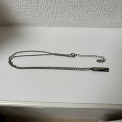 Paul Smith  TWIST  DESIGN  NECKLACE  シルバー×ブラックの画像