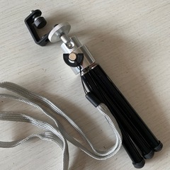 ミニ三脚 カメラ三脚 ガンメタリック 軽量 コンパクトの画像