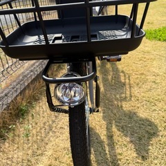 【美品】ロゴス　折りたたみ自転車　カゴ付きの画像