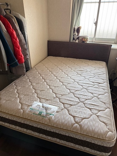 フランスベッド ダブル 美品 マットレス硬め