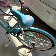 ブリジストン　子供自転車　エコパル　水色　　22インチの画像