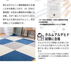 【20個セット】アイリスプラザ タイルカーペット アイボリー 50×50㎝ の画像