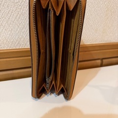 【美品】革財布　ブラウンの画像