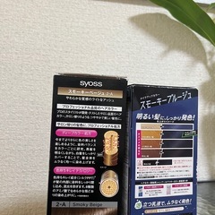 新品未使用 ヘアカラー2点セット スモーキーベージュ＆スモーキーブルージュの画像