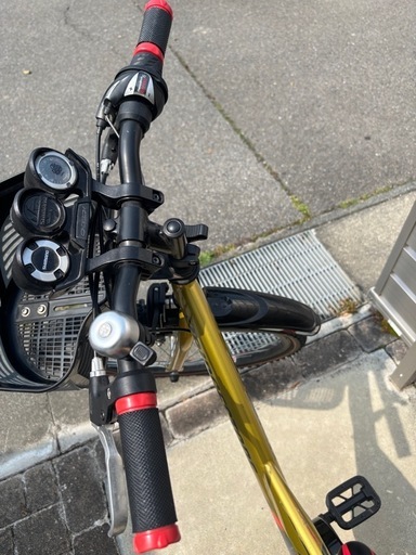 超美品 ブリヂストン｜BRIDGESTONE 24型 子供用自転車 エクスプレスジュニア (ゴールド＆ブラック/外装6段変速) EX46