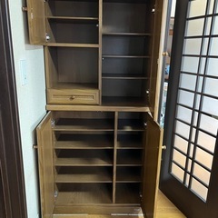 収納棚　靴箱の画像