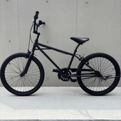 【7万で購入】BMX 黒 美品24インチ 極太タイヤ マットブラック ファットバイク ビーチクルーザー 激レア 折りたたみ可能　自転車 アメ村 HIPHOP堀江 表参道 青山 代官山 ピストバイク【早い者勝ち】の画像