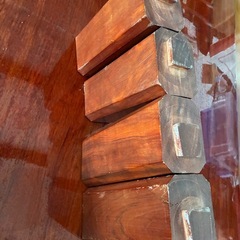 一枚板　テーブル　高級　ローテーブル　和室　ビンテージ　レトロ　机　卓上　木製　木　レトロ　アンティーク　家具　和風　　ちゃぶ台　の画像