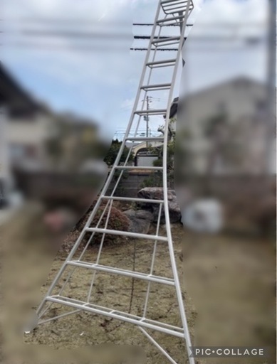 【決まりました】状態良 
園芸脚立　12尺