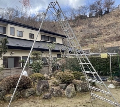 【決まりました】状態良 
園芸脚立　12尺