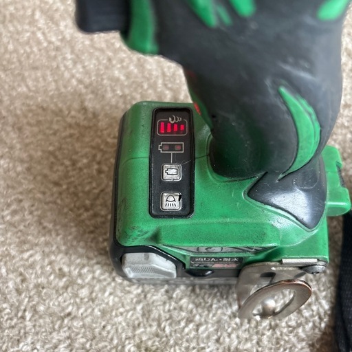 「日立 HiKOKI WH14DBAL2 14.4V インパクト バッテリー2個付（6.0Ah修理品）」