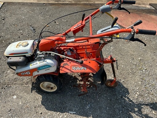 クボタ 管理機　耕運機 「TA6-S」 畝立て ガソリン6.2馬力