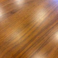 【定価27000円】ニトリ 伸長式テーブル ウォールナット（最大幅180cm）の画像