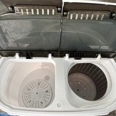 simplus シンプラス 二層式洗濯機 脱水付き 小型洗濯機 二槽式 洗い すすぎ ミニランドリー ユニフォーム 赤ちゃん 作業着 介護 SP-NWM01 小型 コンパクト ステンレス タイマー 脱水 ペット (3.6kg/ホワイト)の画像