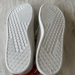 【23.5cm】adidas ホワイト/ピンク スニーカーの画像