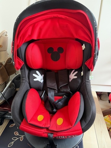 【お話中】チャイルドシートISOFIX ターンシート　ミッキーマウス
