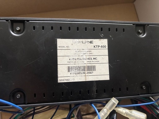 アルパイン　　KTP-600