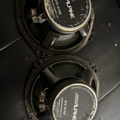 アルパイン17センチスピーカーの画像