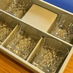 【未使用】ガラスコップセット 5個入り（箱あり）の画像