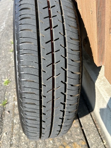 軽自動車アルミホイール付バリ溝夏タイヤ4本セット