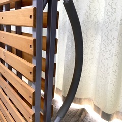 【4月処分】折りたたみベッド シングル すのこタイプ コロ付き の画像