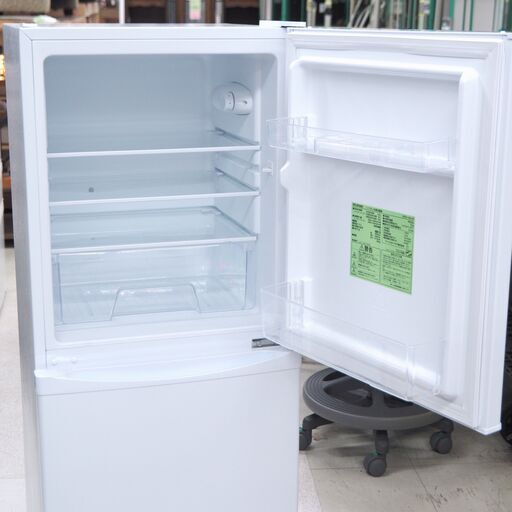冷蔵庫　142L　2ドア　アイリス　IRSD-14A-W　リユース品　価格　23,800円