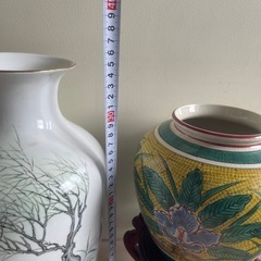 九谷　七宝　花瓶3点まとめの画像