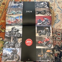 ハーレーダビッドソンカレンダー2026の画像