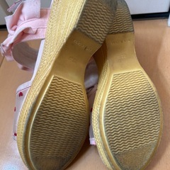 フリル　　　子供　サンダル　22の画像