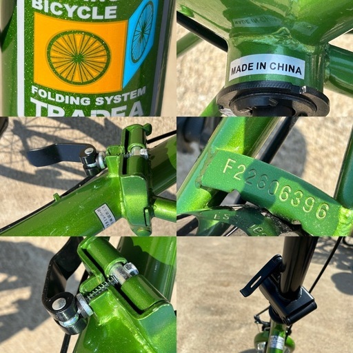 超美品AXTON Folding bike 200 20インチ折りたたみクロスバイク