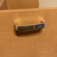 絵本収納　本棚　キャスター付き　両面仕様　両側に引き手の画像