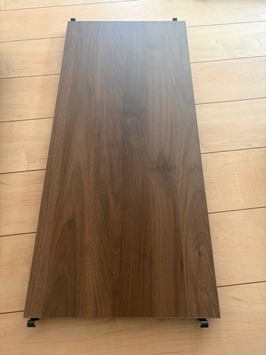 ニトリ突っ張り壁面収納Nポルダ 棚板全5枚入り2連セット(幅80cm 奥行き40㎝ミドルブラウン)