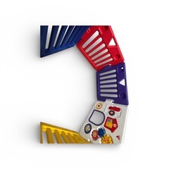 【即使用OK】日本育児 ベビーサークル ミュージカルキッズランドDX 6枚の画像