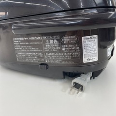 坂2603-1295 炊飯器ZOJIRUSHI NW-TA10 2018年製 釜に剥げありの画像